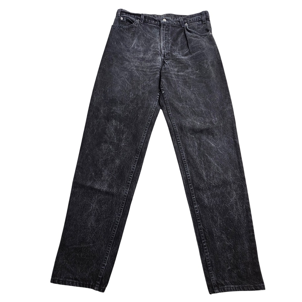 Levi's Vintage 550 Relaxed Fit Jeans 36x34 Black Tag Made in USA 90s